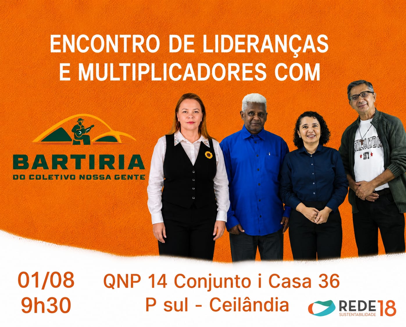 Encontro de Multiplicadores do Coletivo Nossa Gente no P Sul, Ceilândia